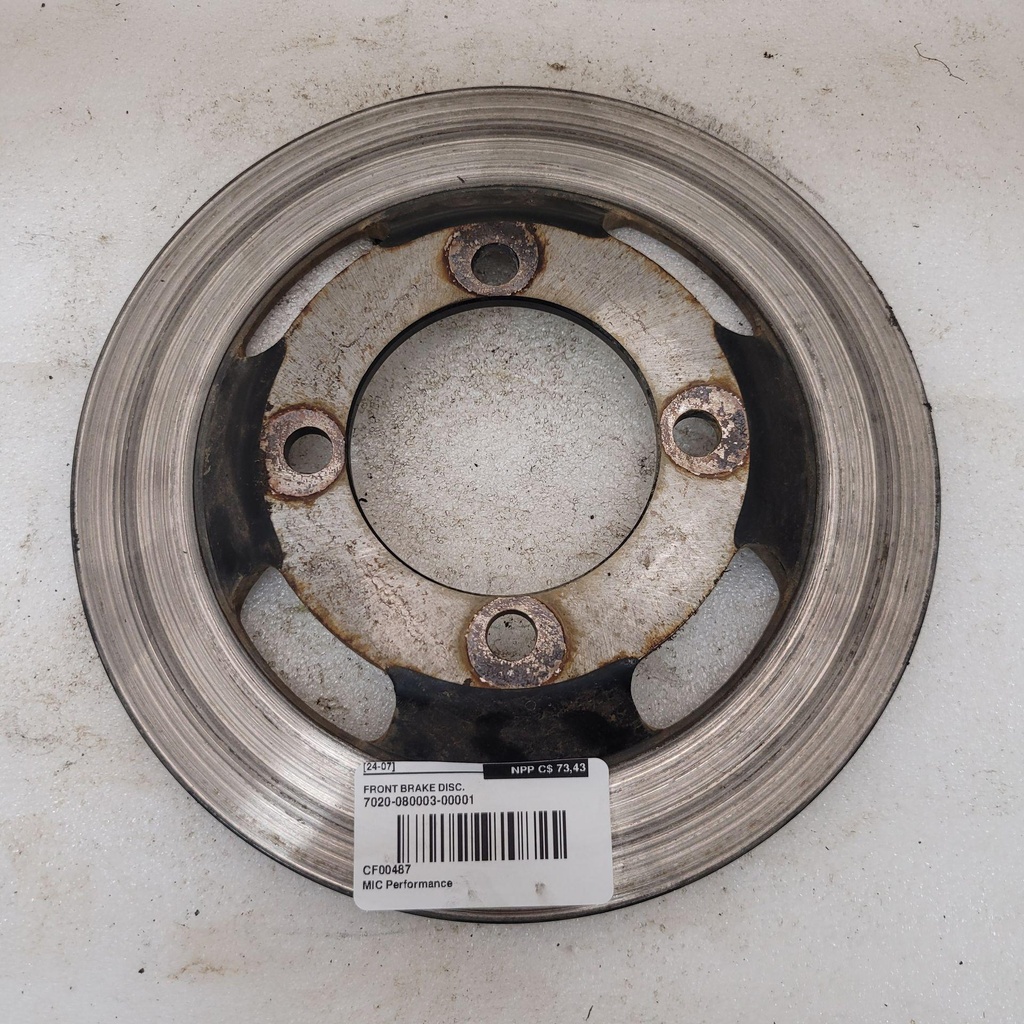 front brake disc.