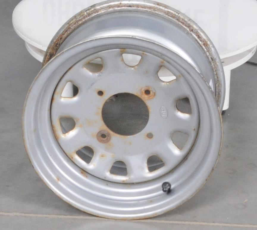 [1225564032-001] ITP Delta Steel Wheel (Silver) 4/115 12 Pouces