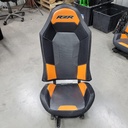 SEAT ASSEMBLY, BACK, BLACK/SILV