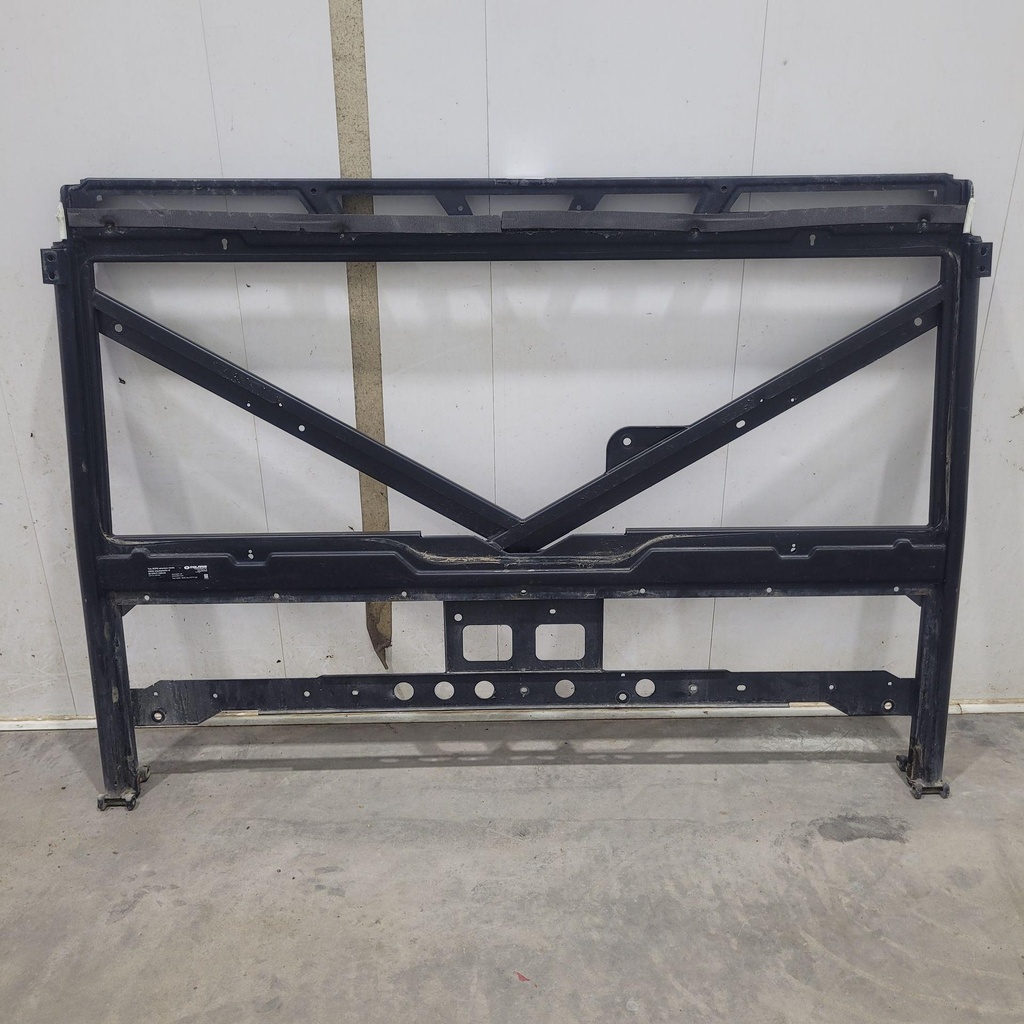 cab frame weld, rear, matte bla