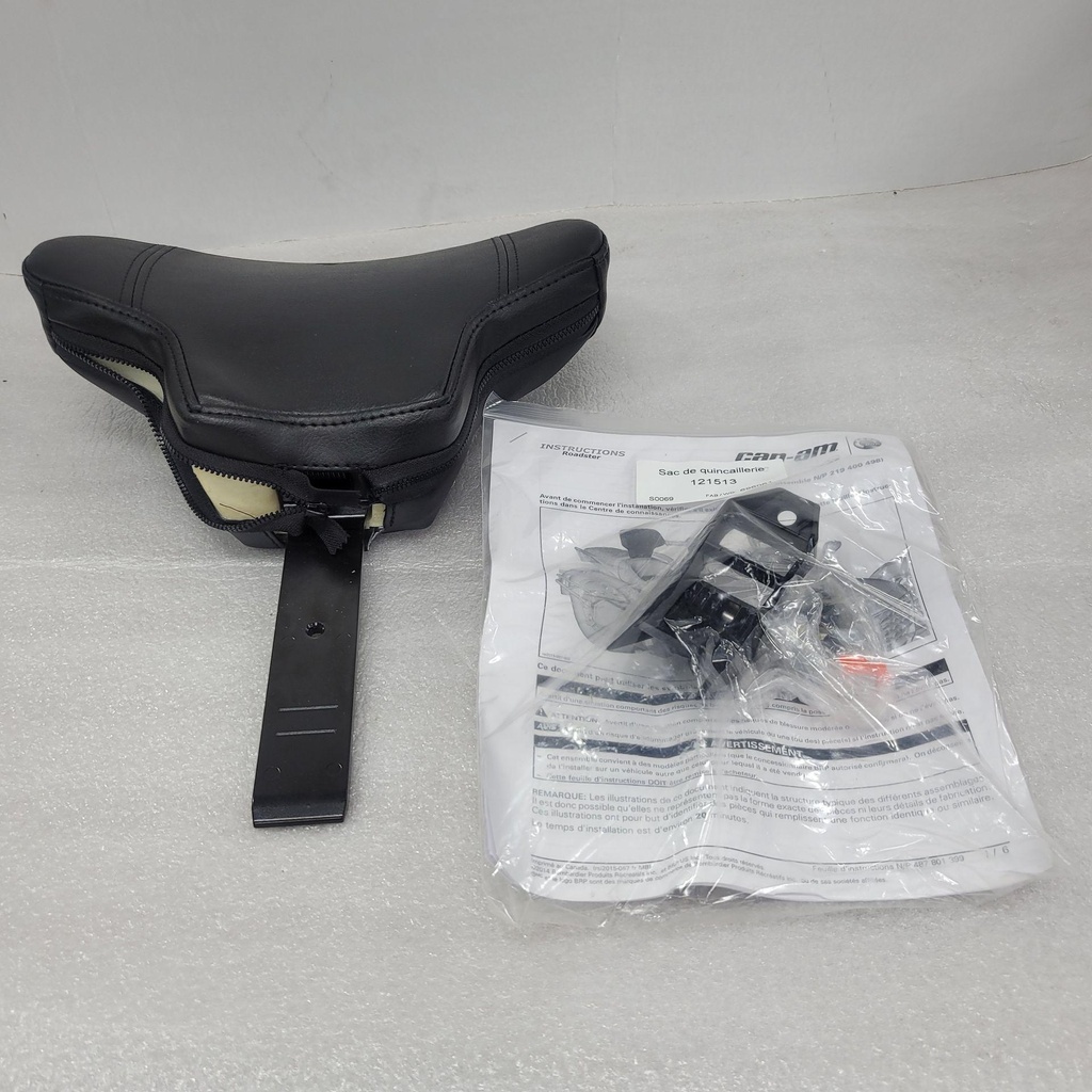[219400498-001] Detachable Driver Backrest Can-Am Spyder