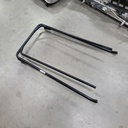 bumper, rear - black