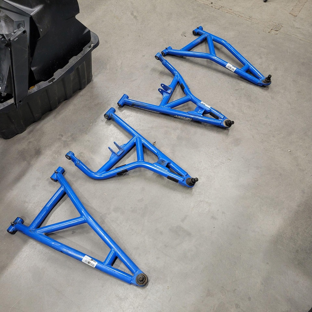 [AA-P-RZRXPT-HC-001] Polaris RZR XP Turbo High Clearance 1.5" Forward Offset Tubed A Arms