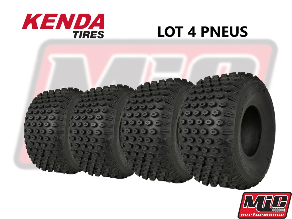 [10-K2907-LOT] Pack of 4 tires KENDA 145X70-6 2PR SCORPION K290
