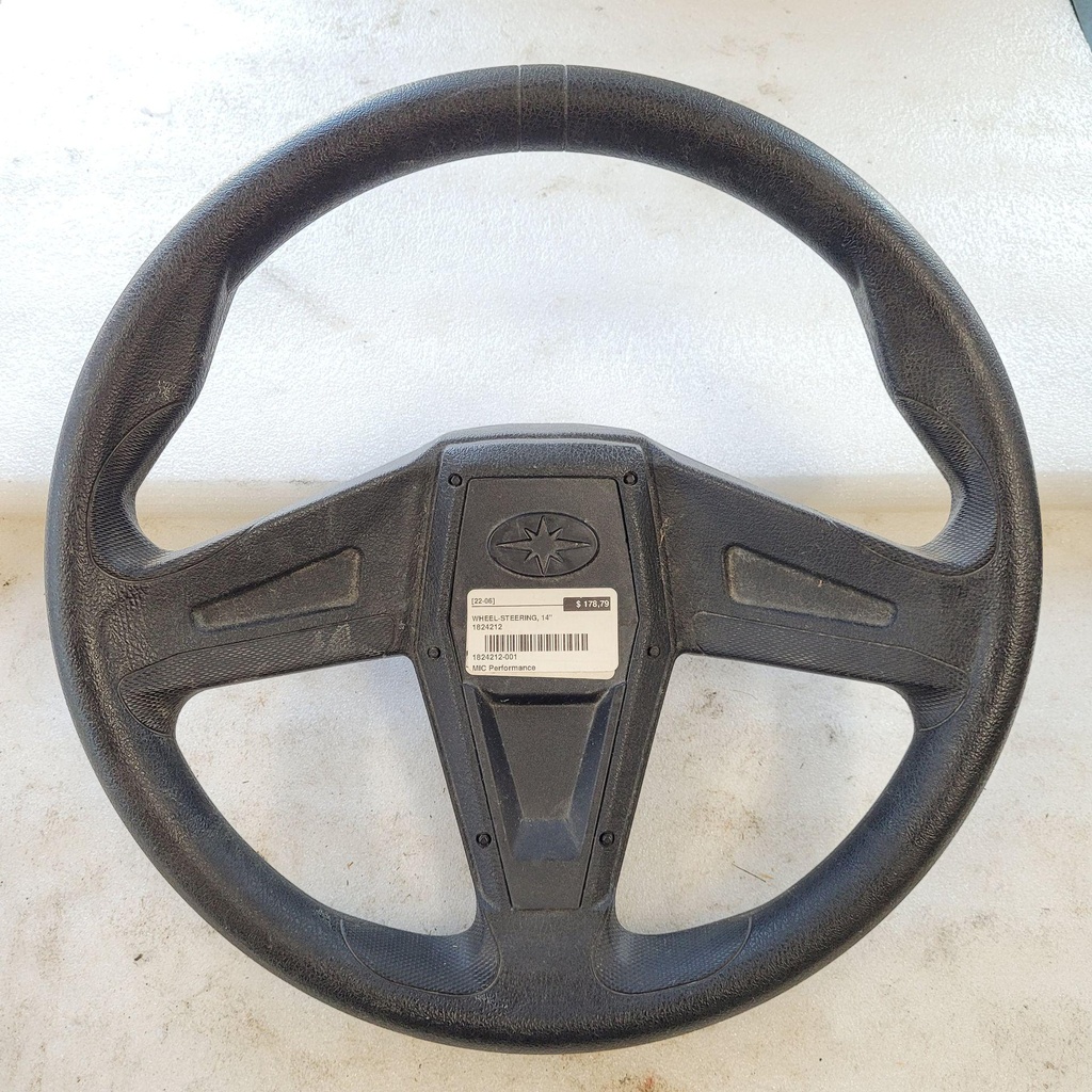 [1824212-001] steering wheel, 14 in (1824212-001)