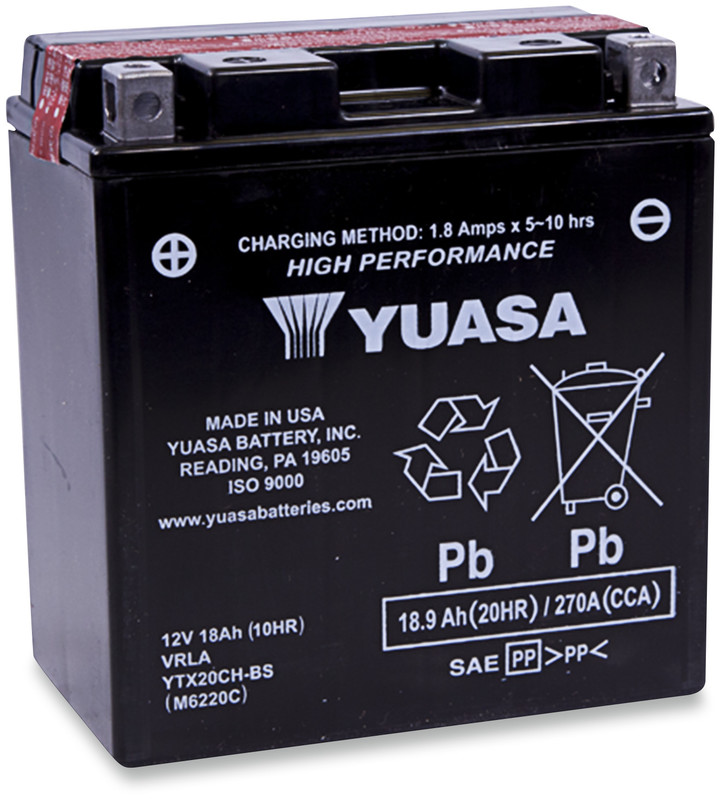[10-2113-0015] YTX20CH-BS HI-PERF MAINTENANCE FREE ( YUAM6220C )