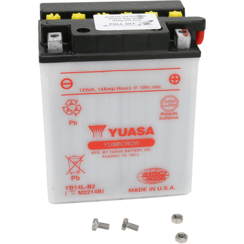 [10-YB14L-B2] YUASA  YUAM2214B