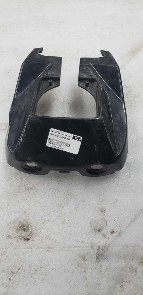 [5436747-070-001] lower snap pod headlight, gloss (5436747-070-001)
