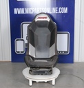 SEAT ASSEMBLY, BACK, BLACK/SILV
